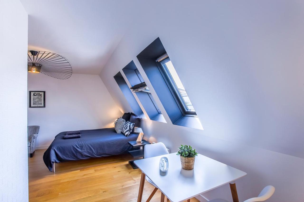 Appartement Design Hyper Centre Lille - Netflix Wifi Fibre - Parking Bagian luar foto