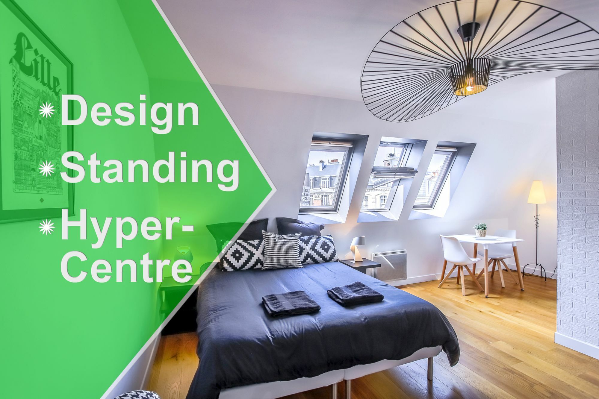 Appartement Design Hyper Centre Lille - Netflix Wifi Fibre - Parking Bagian luar foto